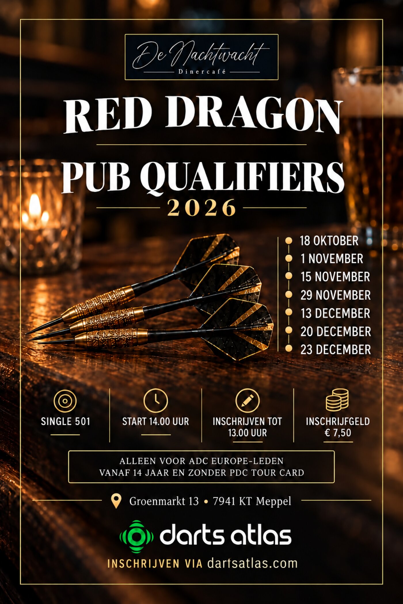 Poster van ADC Red Dragon Pub Qualifiers