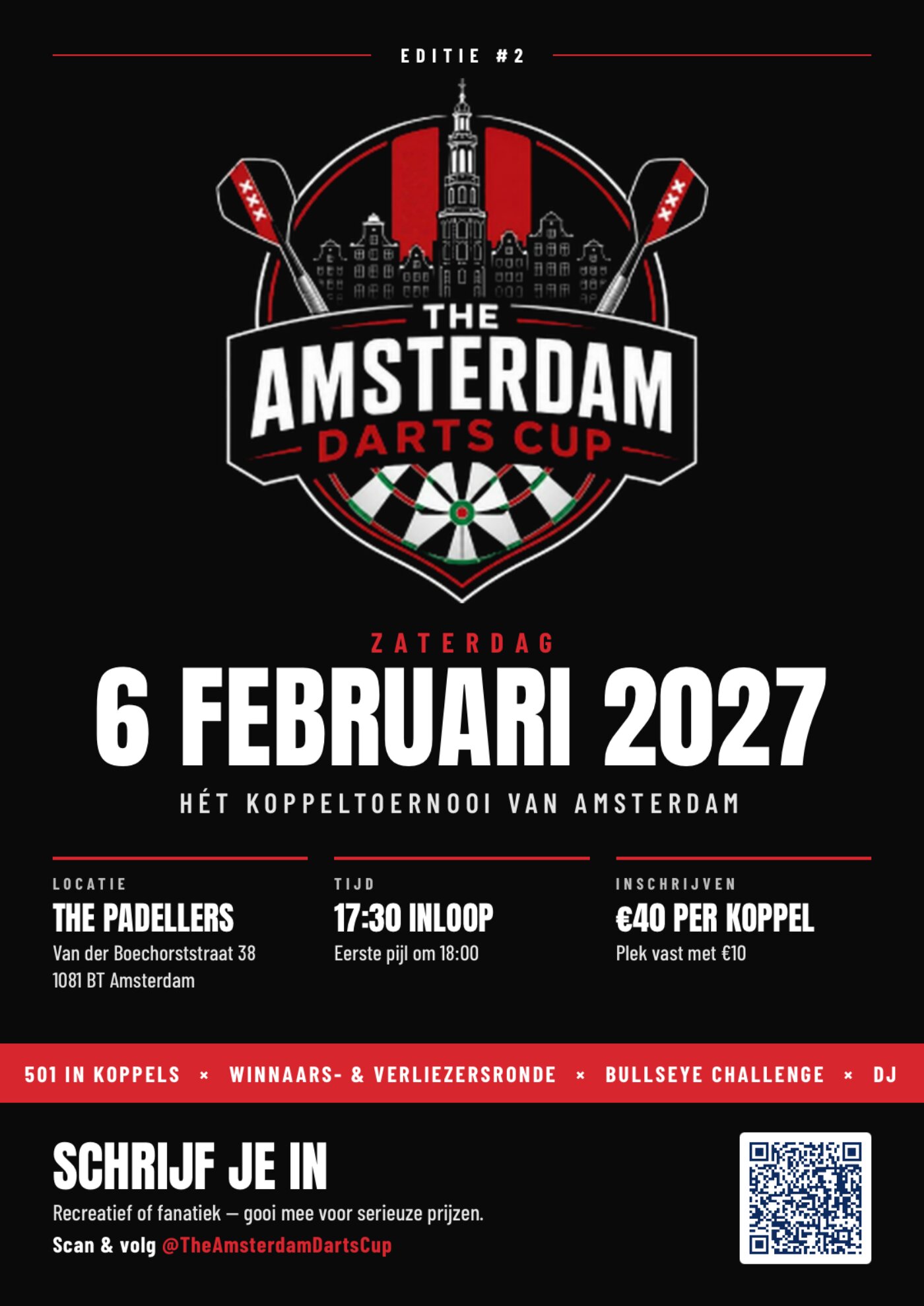Poster van The Amsterdam Darts Cup