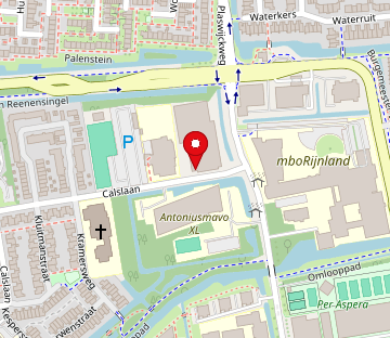 Kaartje van de omgeving van Semmie's Sportbar, Gouda